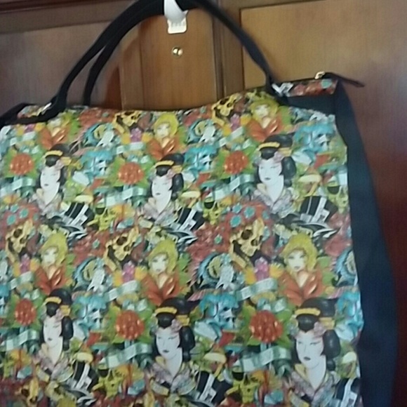 Ed Hardy large tote bag by Christian Audigier - Picture 3 of 6